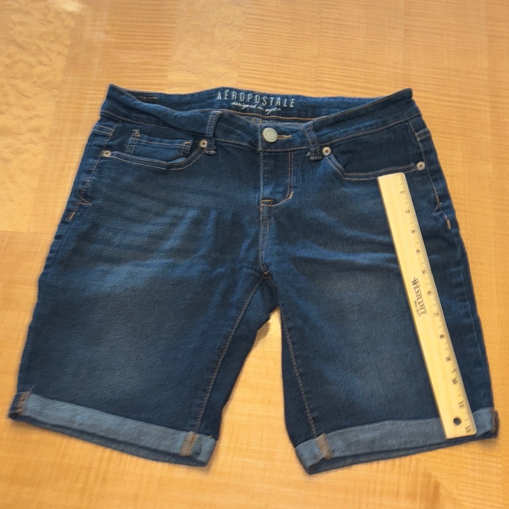 Aeropostale Women's Dark Blue Jean Shorts size 6